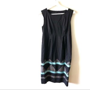 DKNY Color block dress black size 2